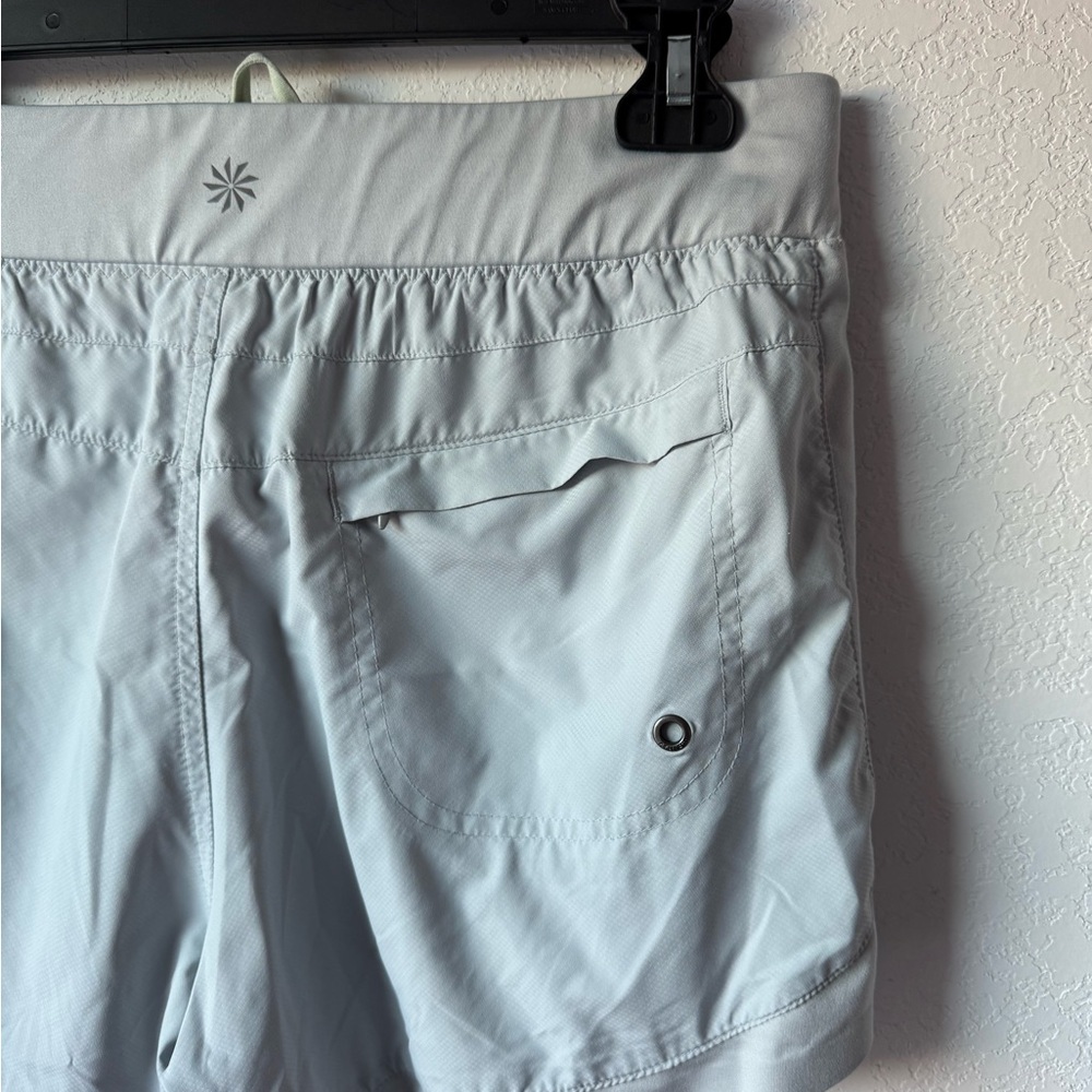Athleta Gray Running Shorts Women’s Medium - Picture 4 of 6